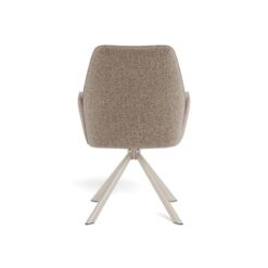 Alice Eetkamerstoel beige met beige onderstel