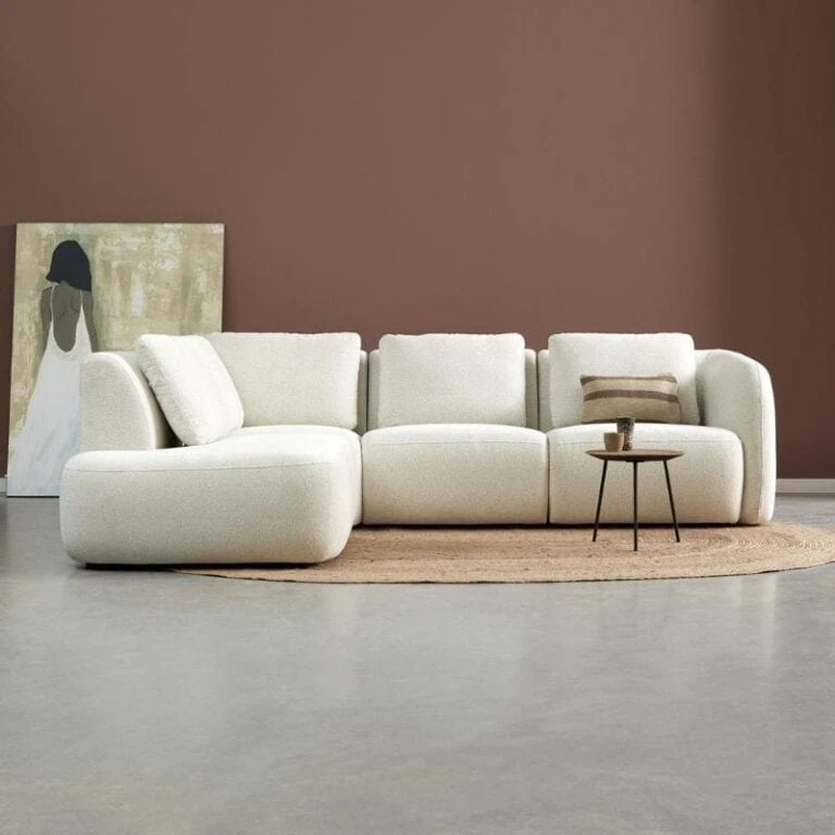 Bank Cloud Ottomane links - Raven 22 stof