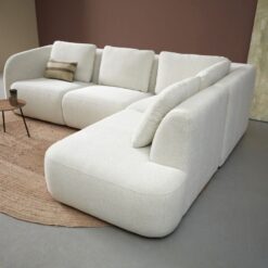 Bank Cloud Ottomane rechts - Raven 22 stof