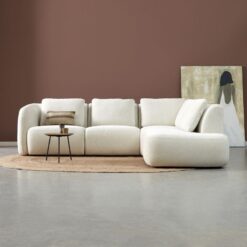 Bank Cloud Ottomane rechts - Raven 22 stof