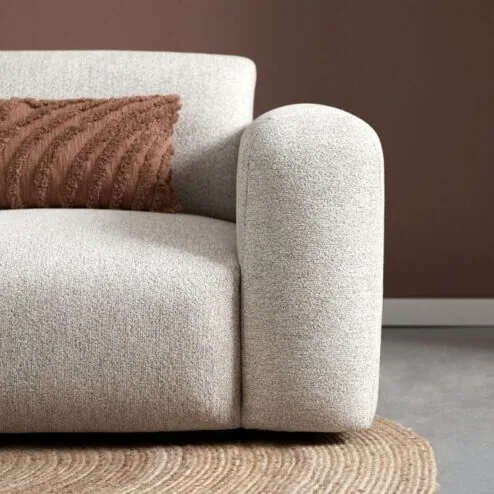 Bank Soul Chaise longue links - Sole 05 stof