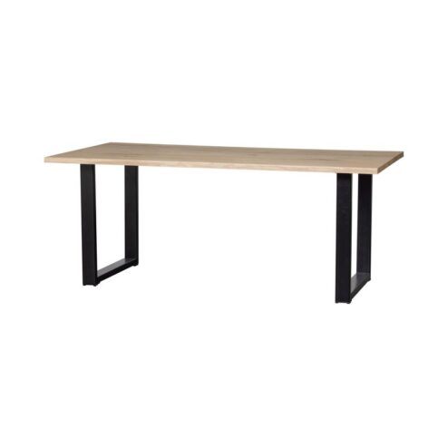 Combi-tablo Boomstamtafel eiken U-poot 180 cm