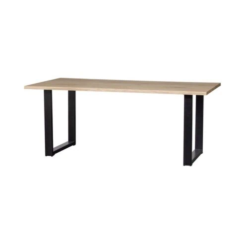 Combi-tablo Boomstamtafel eiken U-poot 180 cm