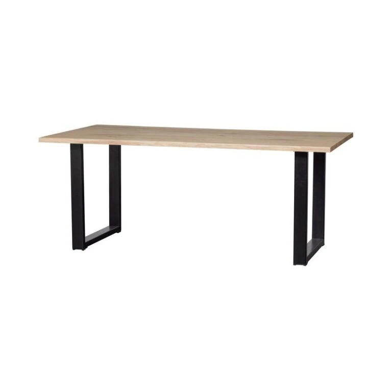 Combi-tablo Boomstamtafel eiken U-poot 180 cm