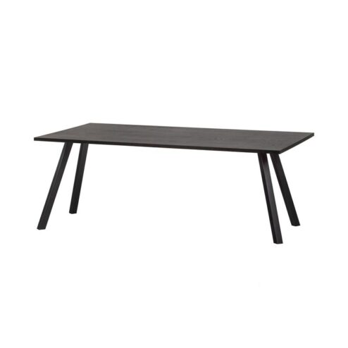 Combi-tablo Eettafel eiken Blacknight 4-poots 160 cm