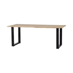 Combi-tablo Eettafel eiken U-poot 200 cm