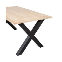 Combi-tablo Eettafel eiken X-poot 180 cm