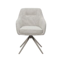 Eetkamerstoel Akira Naturel Boucle met Taupe poot