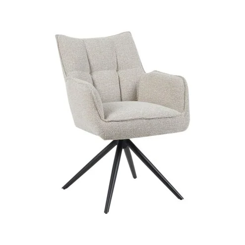 Eetkamerstoel Amalfi Naturel Boucle