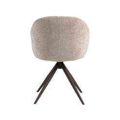 Eetkamerstoel Fiby Clay met Brons poot