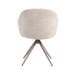 Eetkamerstoel Fiby Naturel met Taupe poot