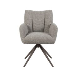 Eetkamerstoel Padua Mushroom Boucle met Brons poot