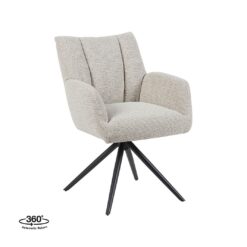 Eetkamerstoel Padua Naturel Boucle