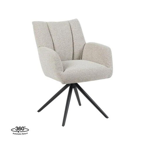 Eetkamerstoel Padua Naturel Boucle