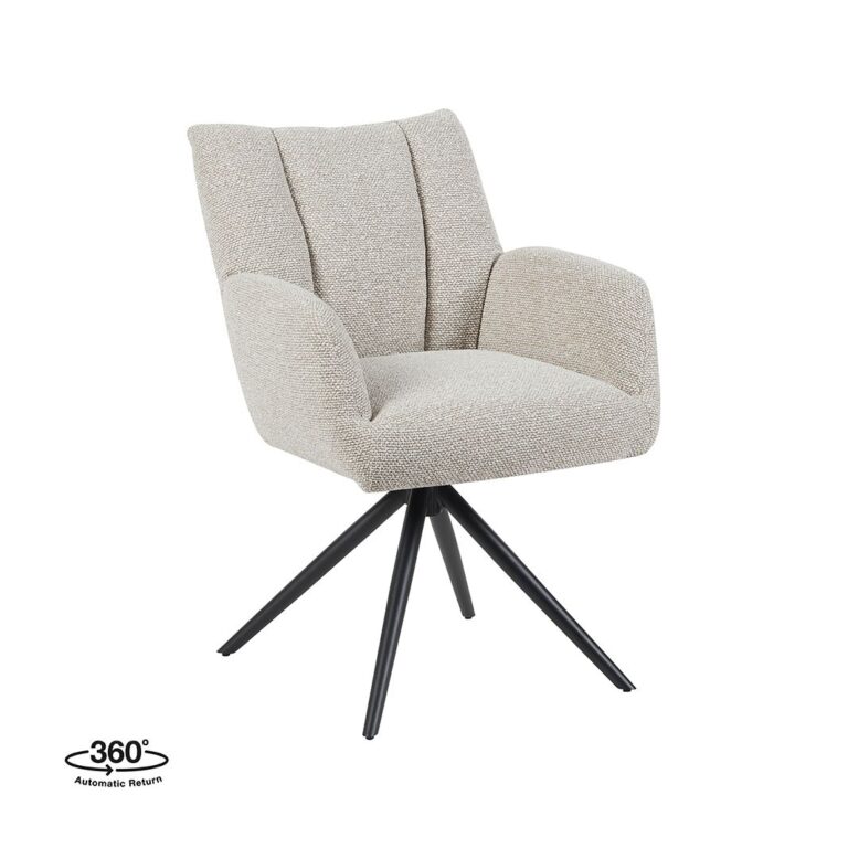 Eetkamerstoel Padua Naturel Boucle