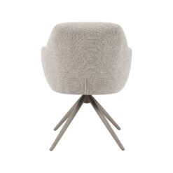 Eetkamerstoel Sayuri Naturel Boucle met Taupe poot