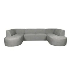 Espen U-Bank Stone stof