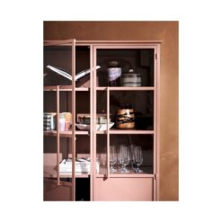 Exhibit Vitrinekast metaal tan 99 cm