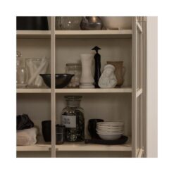 Exhibit XL 2-deurs Vitrinekast metaal zand 99 cm