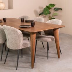 Fly Eetkamertafel Naturel mangohout 190 cm