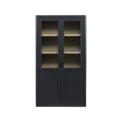 Gunnar Buffetkast grenen matzwart 120 cm