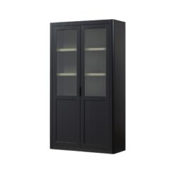 Gunnar Buffetkast grenen matzwart 120 cm