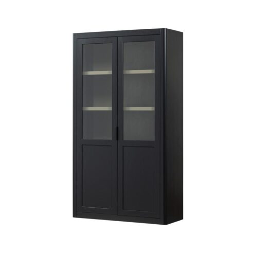 Gunnar Buffetkast grenen matzwart 120 cm