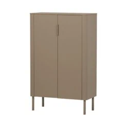 Gunnar Vitrinekast grenen mud 85 cm