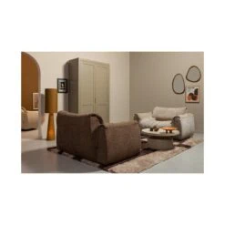 Gunnar Wandkast grenen mud 120 cm