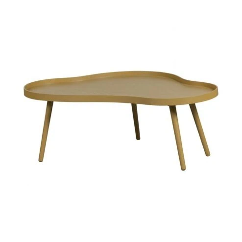 Mae Salontafel organisch hout alpaca 100cm