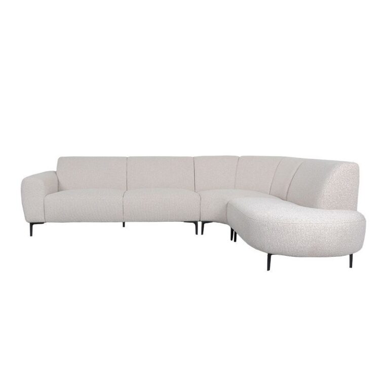 Mauro Hoekbank Naturel Rechts Voorstaand