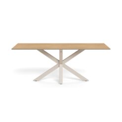 Myrthe Eettafel Keramiek met beige poot 200 cm