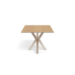 Myrthe Eettafel Keramiek met beige poot 200 cm