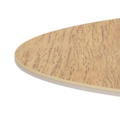 Myrthe Eettafel rond Keramiek met beige poot 119 cm