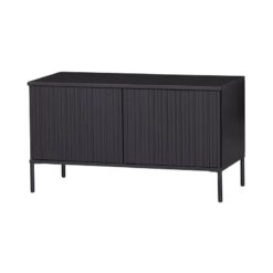 New Gravure Tv meubel grenen zwart 100 cm