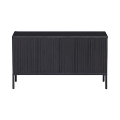 New Gravure Tv meubel grenen zwart 100 cm