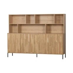 New Gravure Wandkast eiken naturel 200 cm