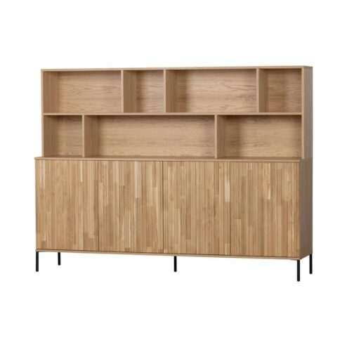 New Gravure Wandkast eiken naturel 200 cm