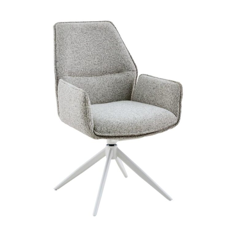 Rico Eetkamerstoel Beige met armleuning