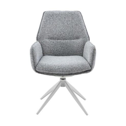 Rico Eetkamerstoel Grijs met armleuning