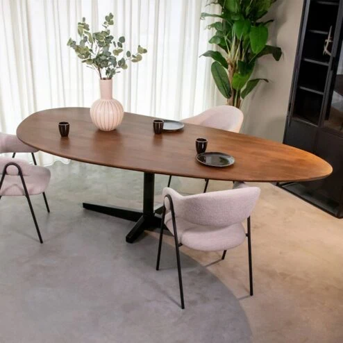 Rosie Eetkamertafel organisch Naturel 180 cm