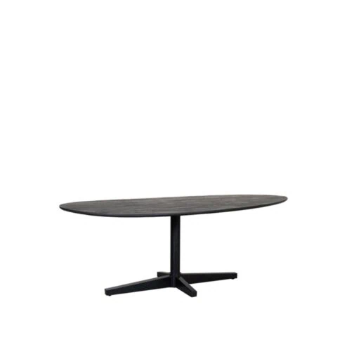 Rosie Eetkamertafel organisch Zwart 220 cm