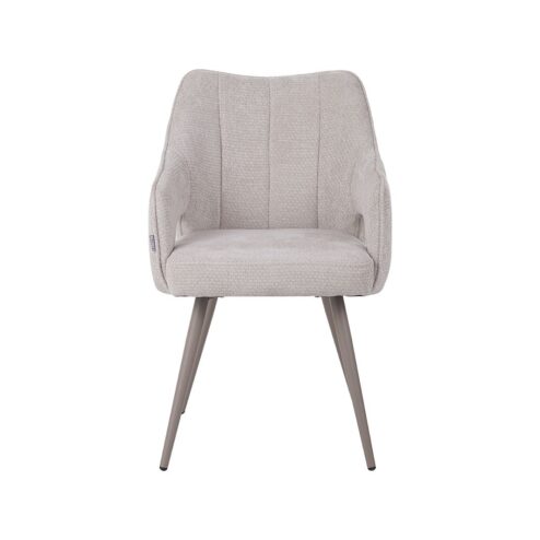 Stan Eetkamerstoel Naturel met taupe poot