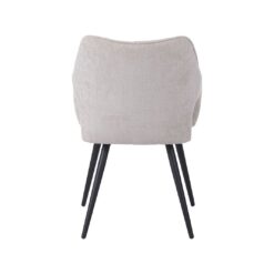 Stan Eetkamerstoel Naturel met zwarte poot