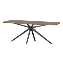 Tablo Eettafel eiken Deens ovaal Bruin 220 cm