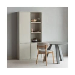 Udar Eetkamerstoel naturel met houten frame naturel