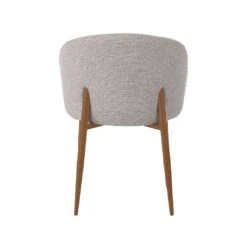 Yuki Eetkamerstoel Naturel met houtlook poot