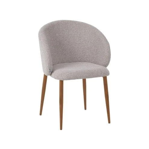 Yuki Eetkamerstoel Naturel met houtlook poot