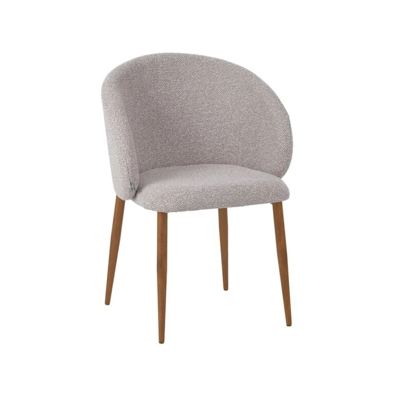 Yuki Eetkamerstoel Naturel met houtlook poot