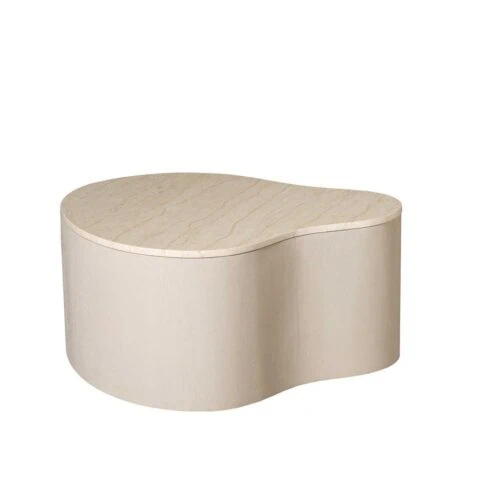 Yuko Salontafel marmer Zand 77cm